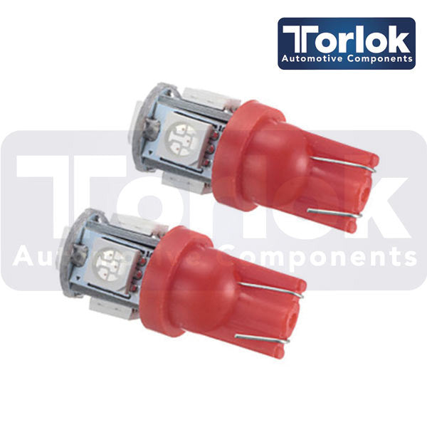 Torlok Premium 24v T10 LED Parking Light Bulbs for Trucks / Pack of 10 - LED Bulbs - LED Car Bulbs - spo-cs-disabled