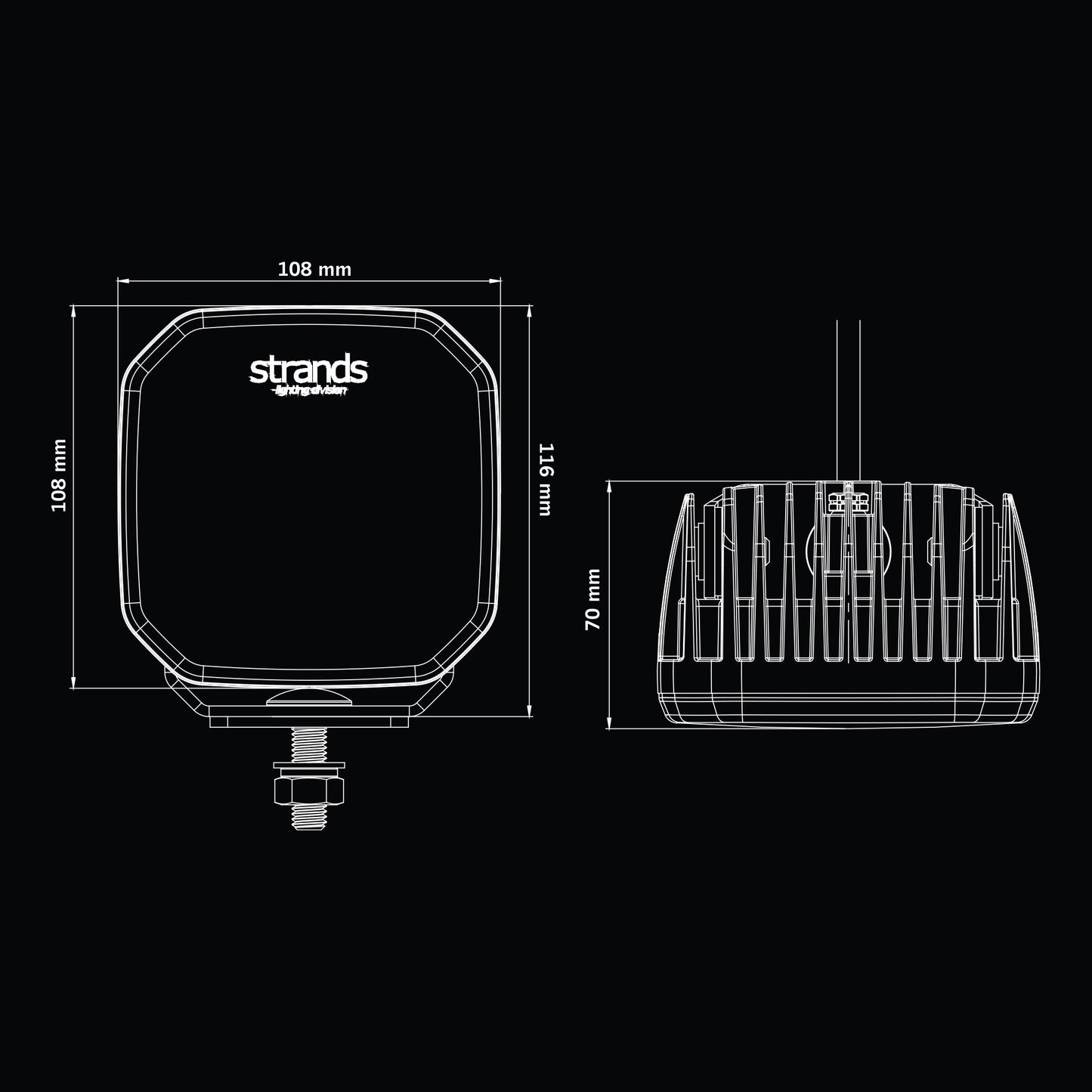 Strands FOR9T No-Glare Work Light / 78W