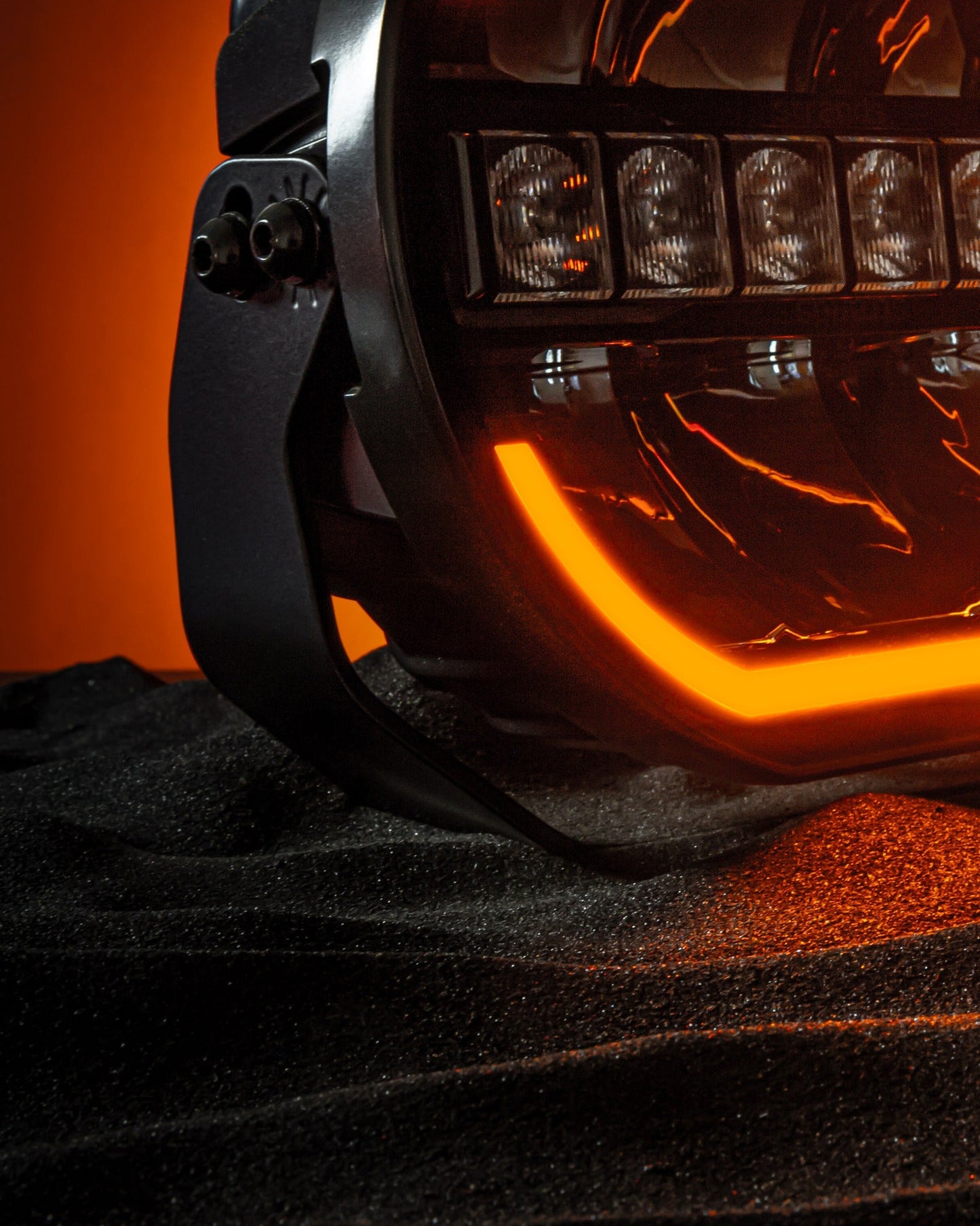 strands skylord led driving light spot lamp close up position light