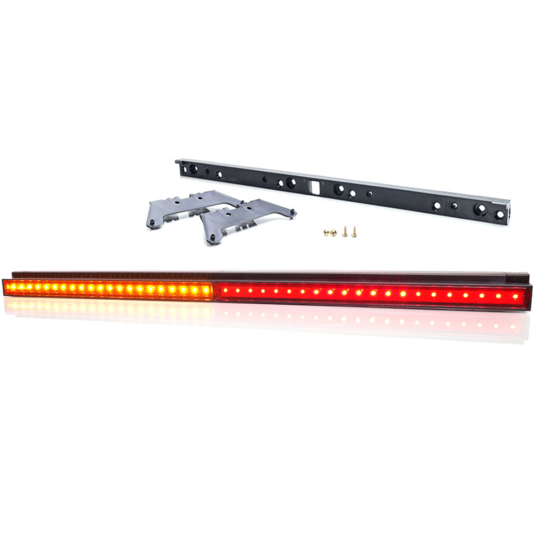 WAS W260 Long Slim Brake & Indicator Light with Brackets -