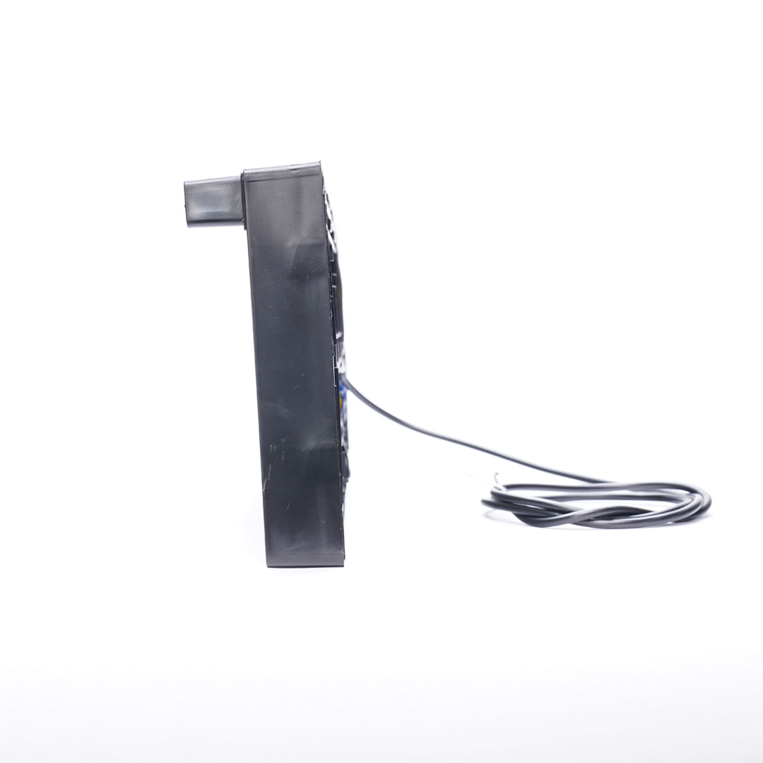 WAS W253 Front Number Plate Holder with Amber Strobe & Reflector -