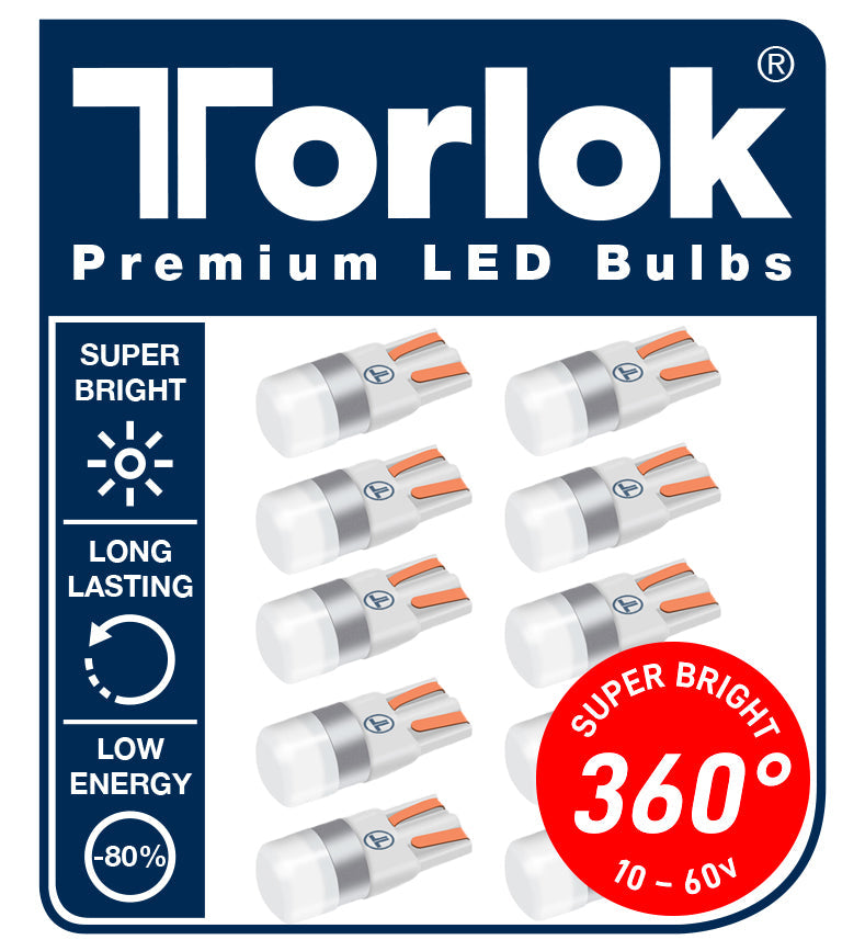 Torlok 360 Super Bright LED Parking T10 Bulbs 12 / 24v - spo-cs-disabled - spo-default - spo-disabled - spo-notify-me-d