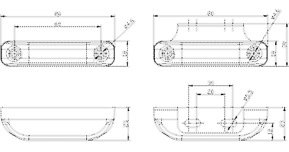 Surface Mount LED Marker Lamp, Available in White & Amber 12-24v - Front & Rear Marker Lights - spo-cs-disabled - spo-d