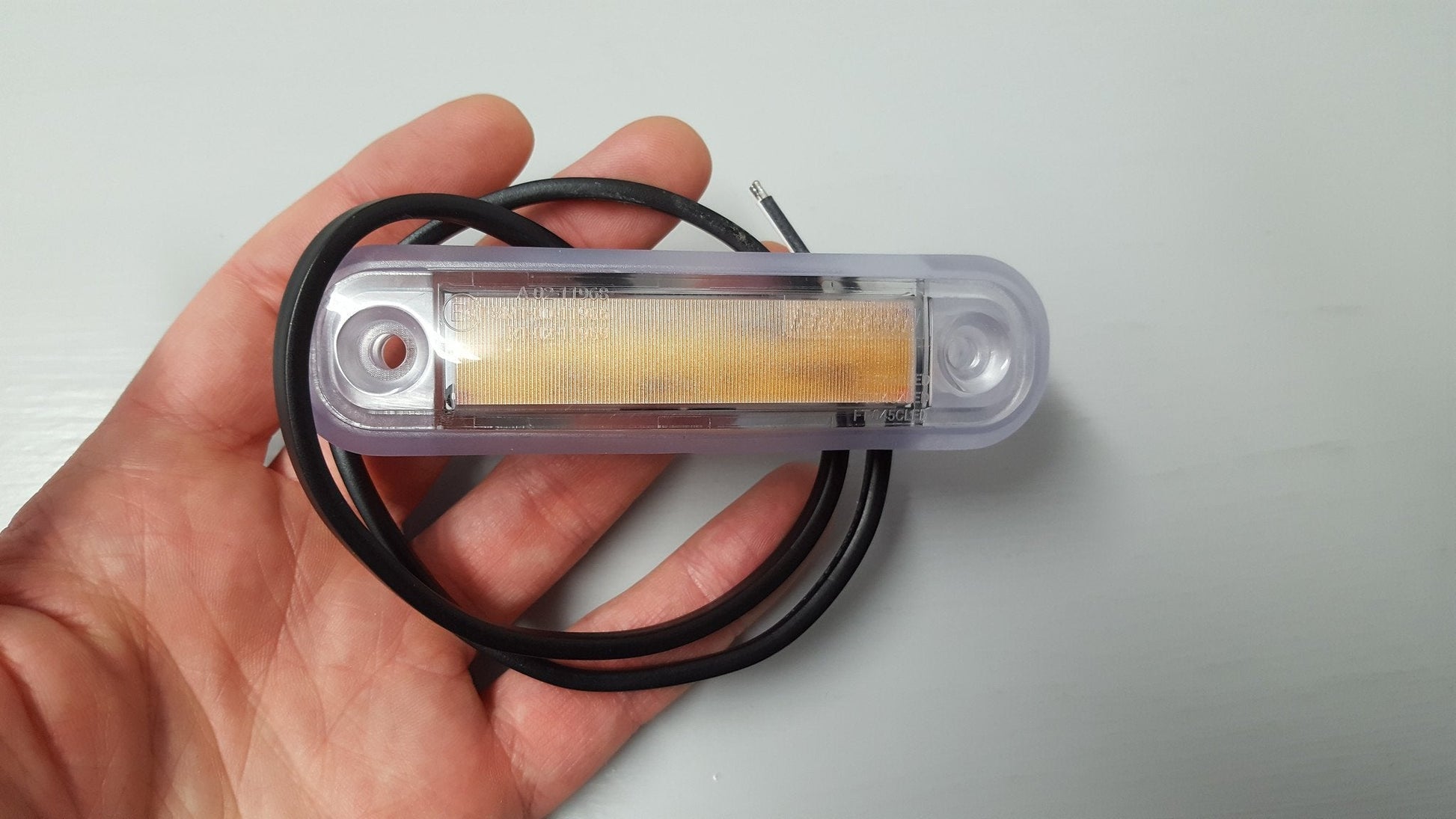 Neon Effect LED Marker Light with Transparent Gasket / Amber - spo-cs-disabled - spo-default - spo-disabled - spo-notif