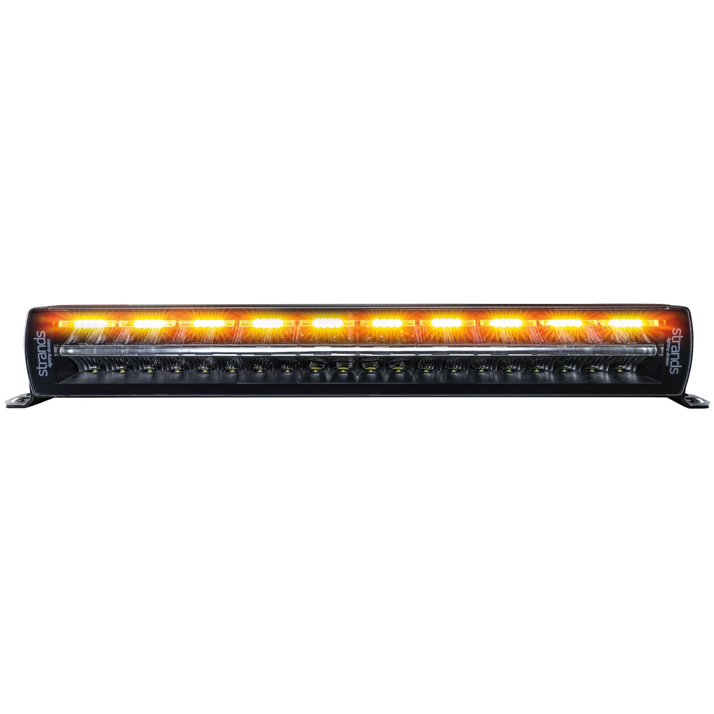 strands siberia light bar with hazard warning light led