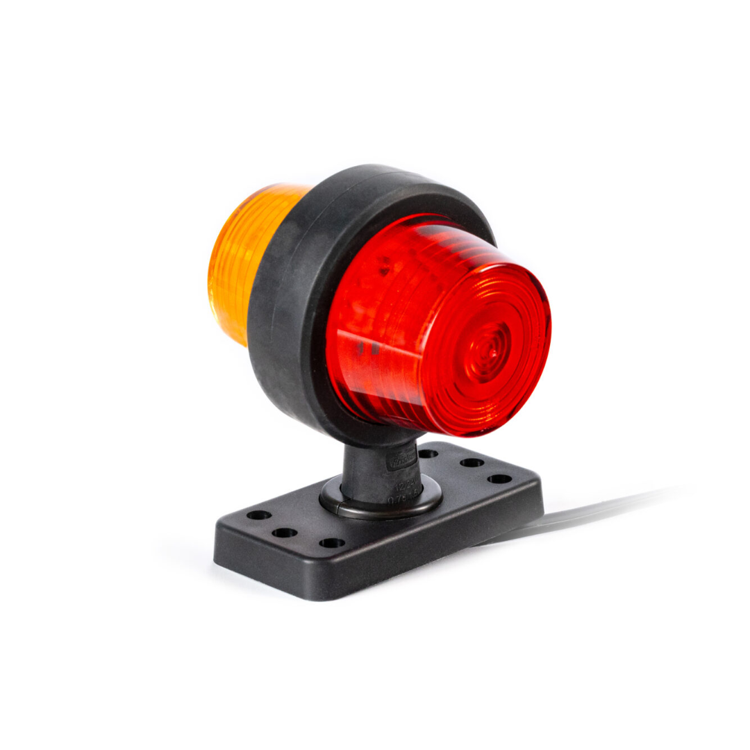 Fristom Old School LED Marker Light / Red & Amber - 