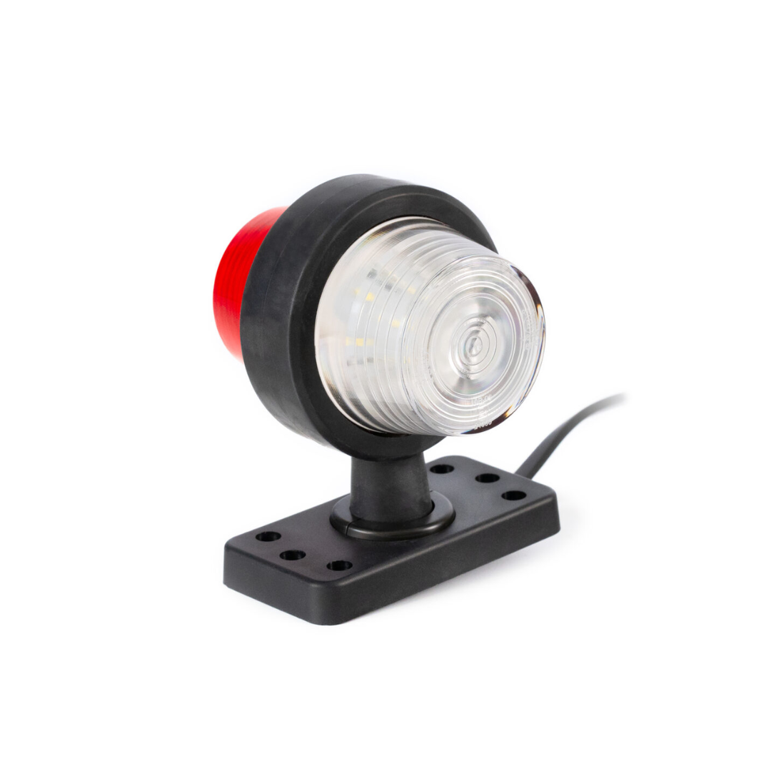 Fristom Old School LED Marker Light / Red & White - 