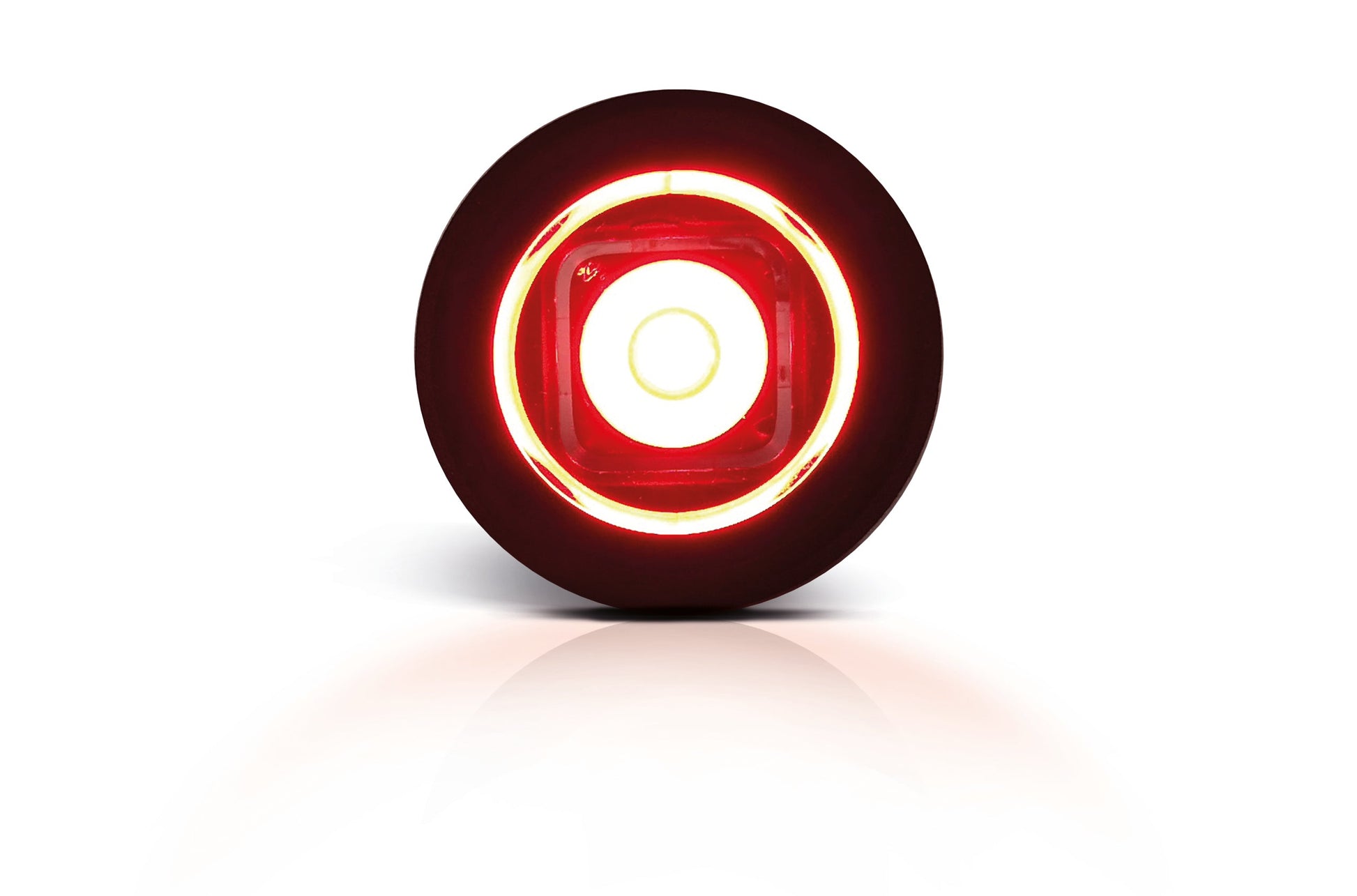 LED Bulls Eye Round Marker Lamp with Flat & Curved Gasket - spo-cs-disabled - spo-default - spo-disabled - spo-notify-m