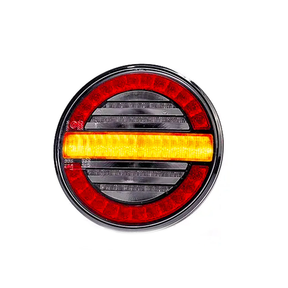 Fristom Round Hamburger Style Trailer Lamp with Dynamic Indicator - spo-cs-disabled - spo-default - spo-disabled - spo