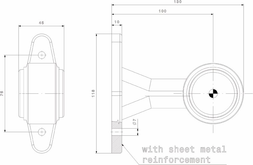 Outline Marker Lamps LED - Set of 2 -Type "B"