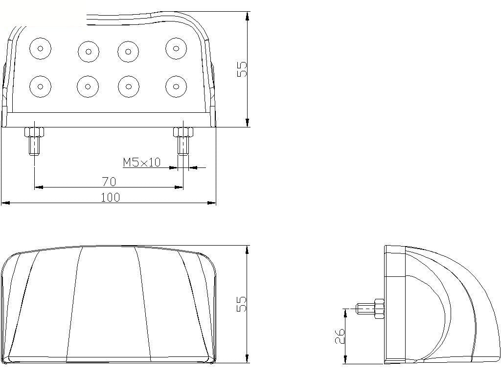 LED Number Plate Lamp - Number Plate Lights - spo-cs-disabled - spo-default - spo-enabled - spo-notify-me-disabled