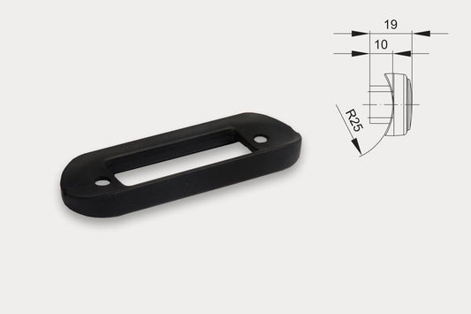 Rounded Gasket for Tubular Bars / SINGLE GASKET FOR ORDERING / For Use with Flush Fitting LED Lamps - Front & Rear Mark