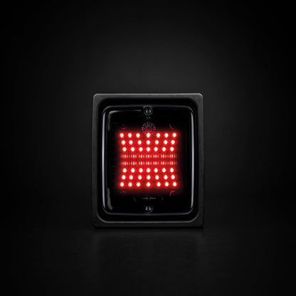 Strands Dark Knight Square IZE LED Tail Lights - spo-cs-disabled - spo-default - spo-enabled - spo-notify-me-disabled