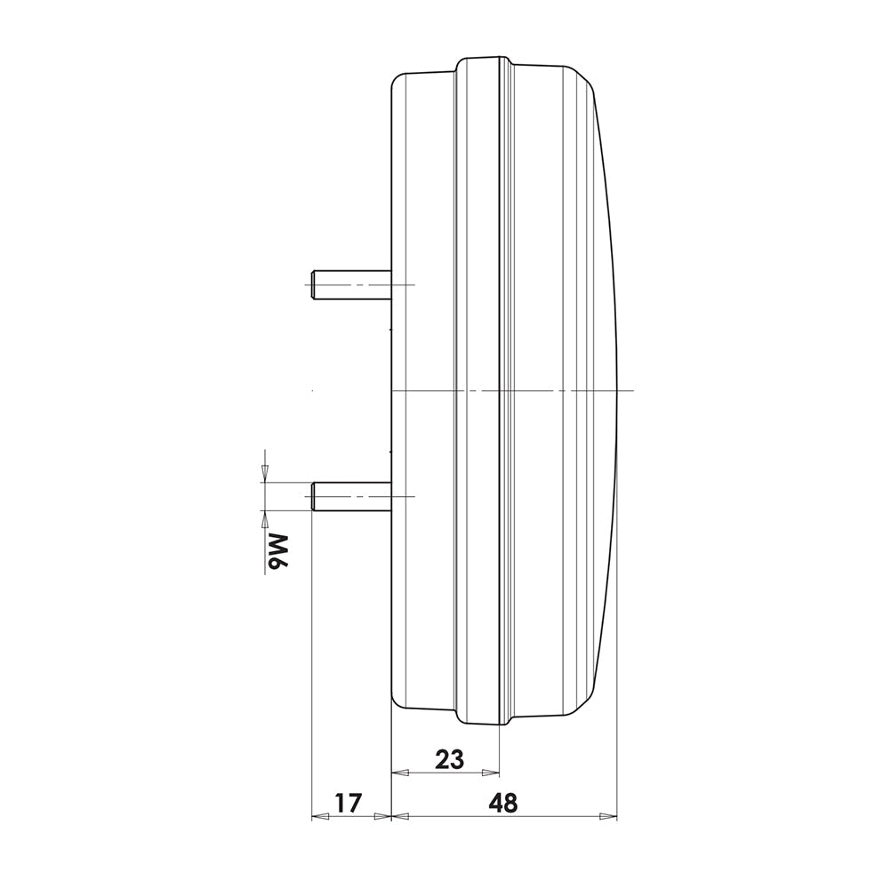 WAS W153DD Round Rear Light with Dynamic Indicator - spo-cs-disabled - spo-default - spo-disabled - spo-notify-me-disab