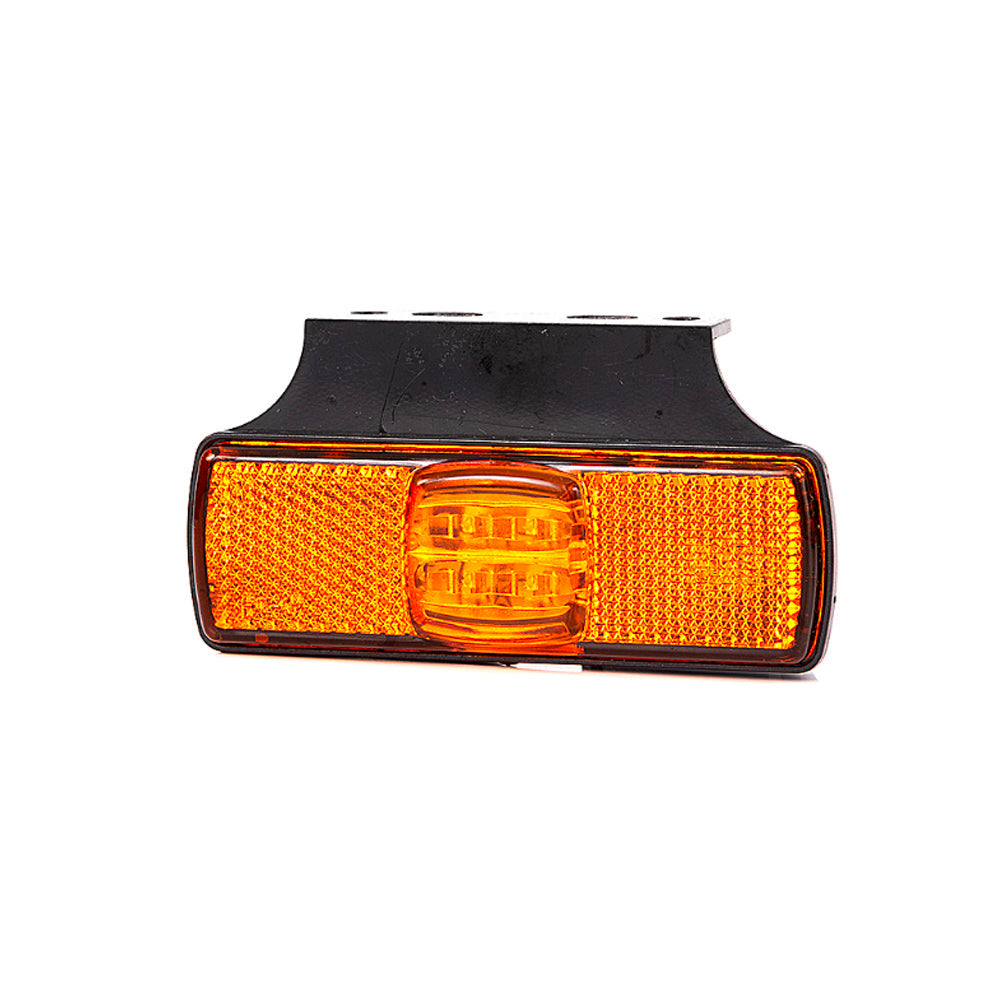 Slimline Amber Side Marker Lamp with Horizontal Bracket - Fristom - spo-cs-disabled - spo-default - spo-disabled - spo