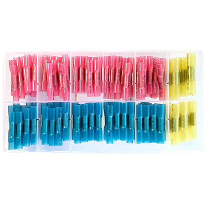 Assorted Heat Shrink Crimp Butt Connectors / 180pc - spo-cs-disabled - spo-default - spo-disabled - spo-notify-me-disab