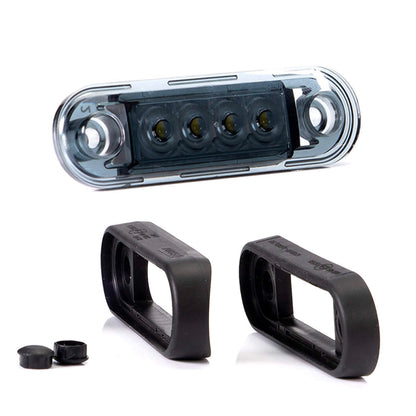 LED Marker Lights with Smoked Black Lens in Red, White & Amber - spo-cs-disabled - spo-default - spo-enabled - spo-noti