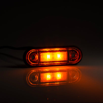 LED Marker Light - Flush Fit Available in RED, WHITE, AMBER, BLUE & GREEN - Bin:A1 - Front & Rear Marker Lights - Side