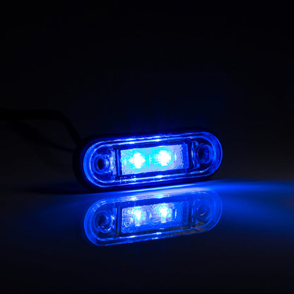 LED Marker Light - Flush Fit Available in RED, WHITE, AMBER, BLUE & GREEN - Bin:A1 - Front & Rear Marker Lights - Side