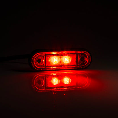 LED Marker Light - Flush Fit Available in RED, WHITE, AMBER, BLUE & GREEN - Bin:A1 - Front & Rear Marker Lights - Side