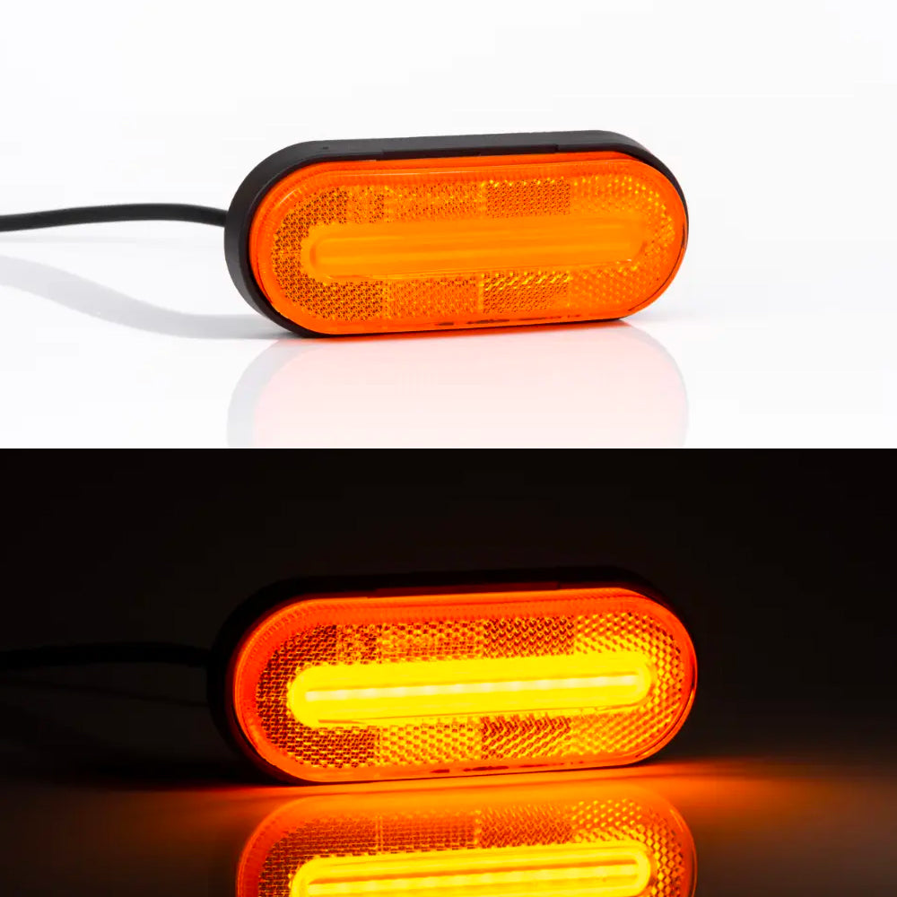 Fristom Amber Side Marker Light with LED Stripe - spo-cs-disabled - spo-default - spo-enabled - spo-notify-me-disabled