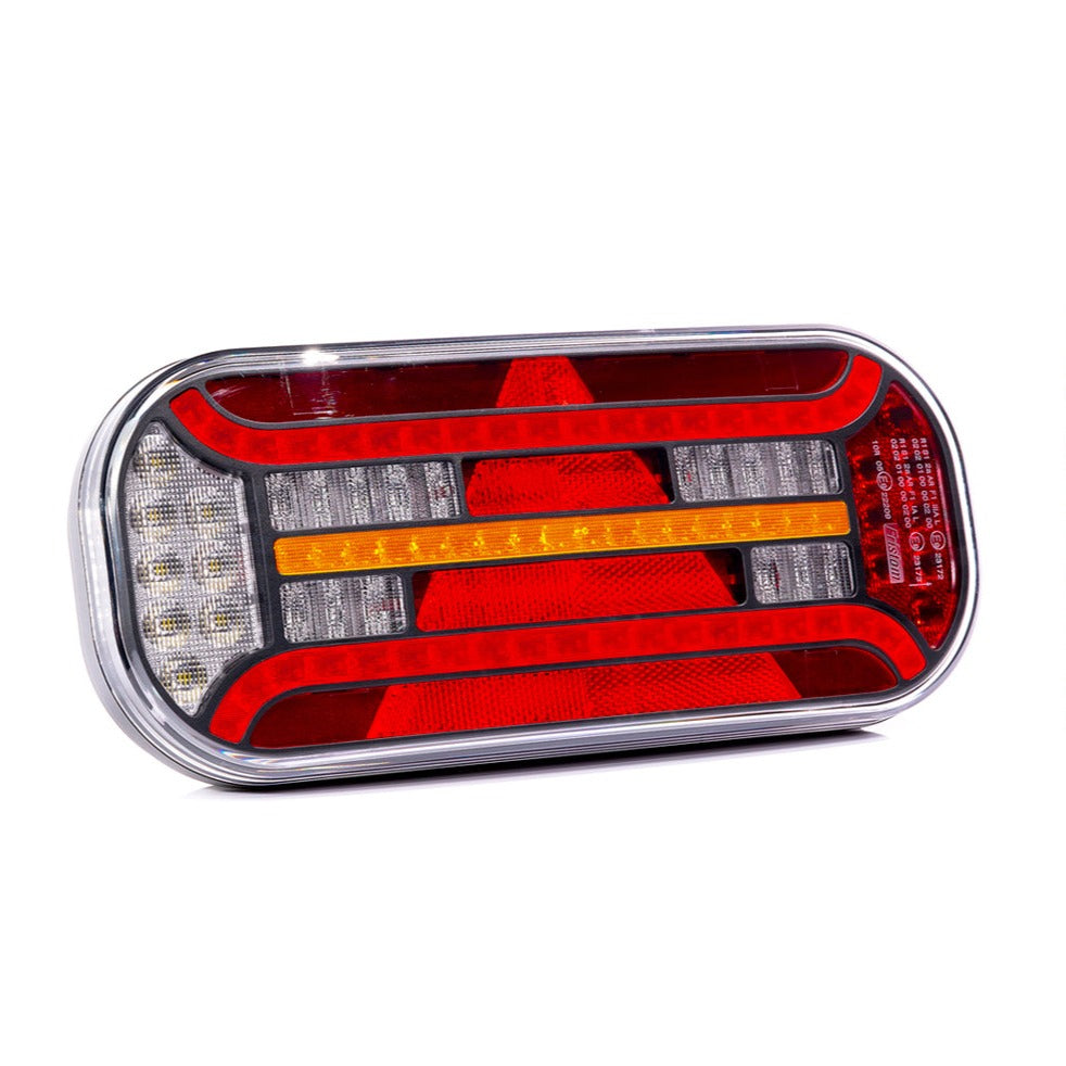 Premium Rear LED Trailer Lamp with Dynamic Indicator / 7 Functions / 300mm - spo-cs-disabled - spo-default - spo-disabl