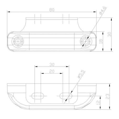 Small led side marker with horizontal bracket - spo-cs-disabled - spo-default - spo-disabled - spo-notify-me-disabled