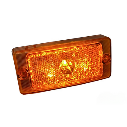 Classic LED Side Marker Lamp / Hella Style / Amber Lens - 