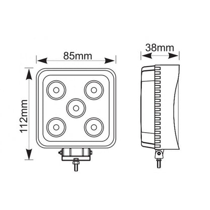 Mini LED Work Light / 15w - spo-cs-disabled - spo-default - spo-enabled - spo-notify-me-disabled