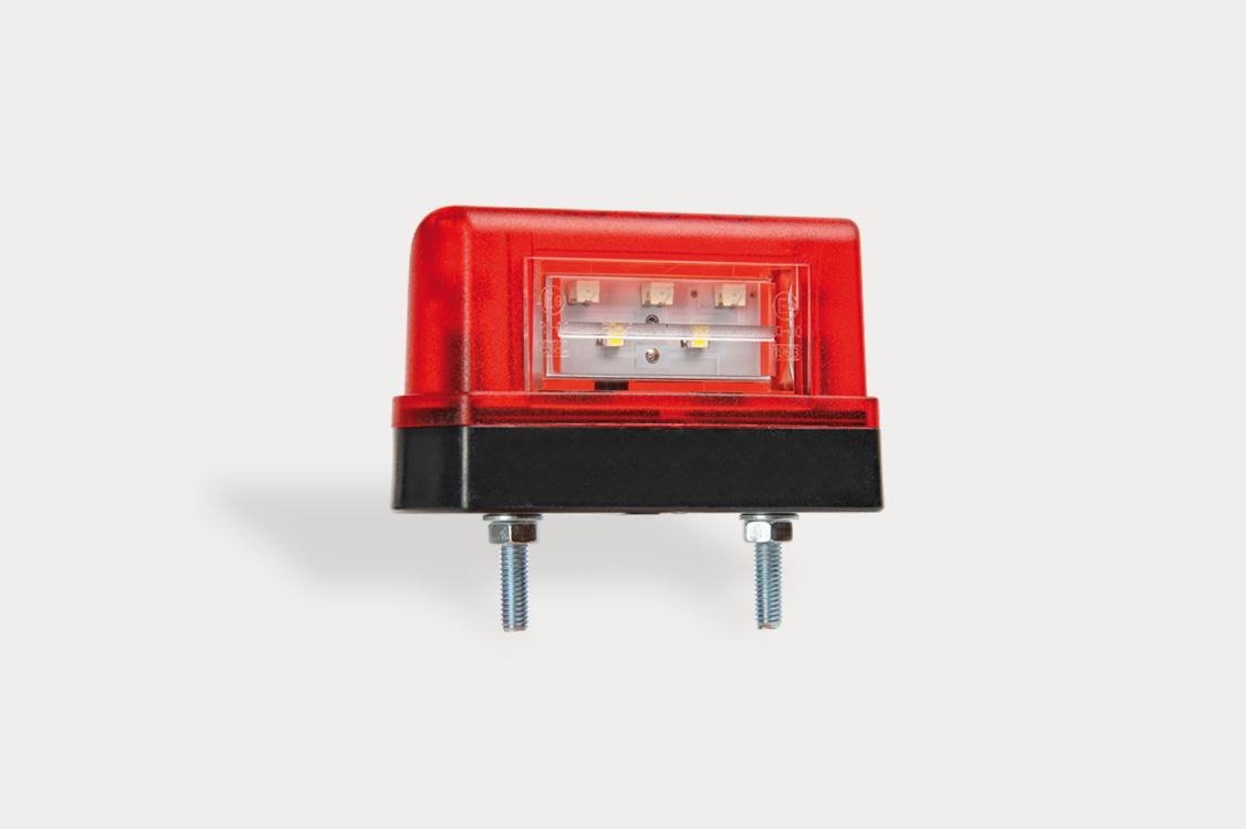 Slimline LED Number Plate Lamp with Rear Position Light / Pack of 2 - Number Plate Lights - spo-cs-disabled - spo-defau
