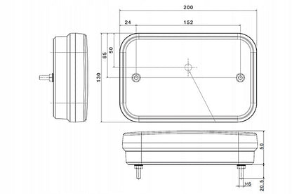 LED Trailer Lamp for 12v Vehicles - spo-cs-disabled - spo-default - spo-disabled - spo-notify-me-disabled