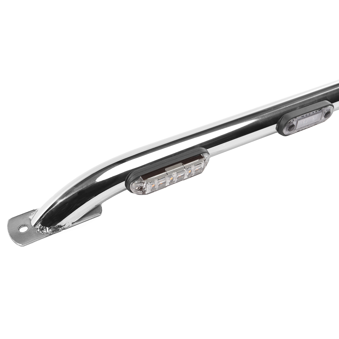 Long Roof Bar with 3 x LED Marker Lights & 2 x Strobe Lights - 