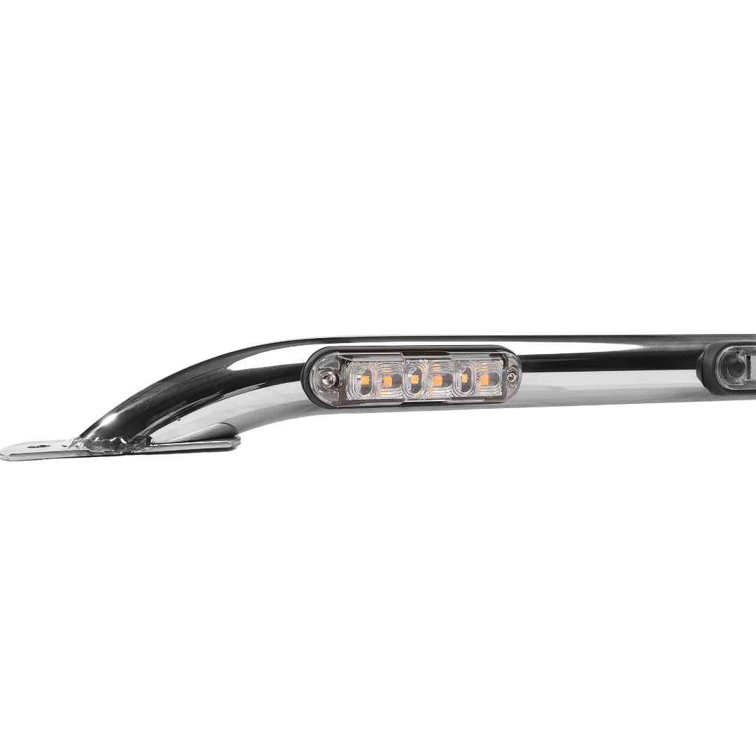 Long Roof Bar with 3 x LED Marker Lights & 2 x Strobe Lights - 