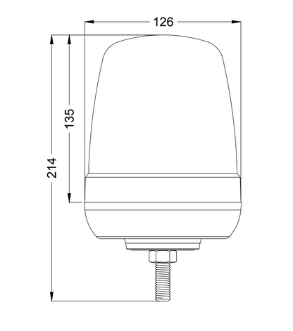 LED Emergency Beacon with Bolt Fix - 