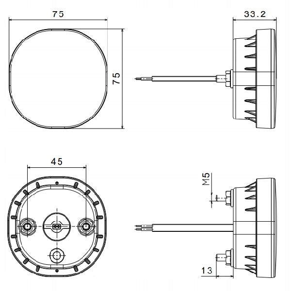 LED Fog Lamp For Trailers - spo-cs-disabled - spo-default - spo-disabled - spo-notify-me-disabled