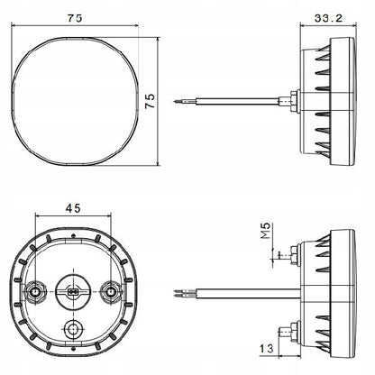 LED Reverse Lamp For Trailers - spo-cs-disabled - spo-default - spo-disabled - spo-notify-me-disabled