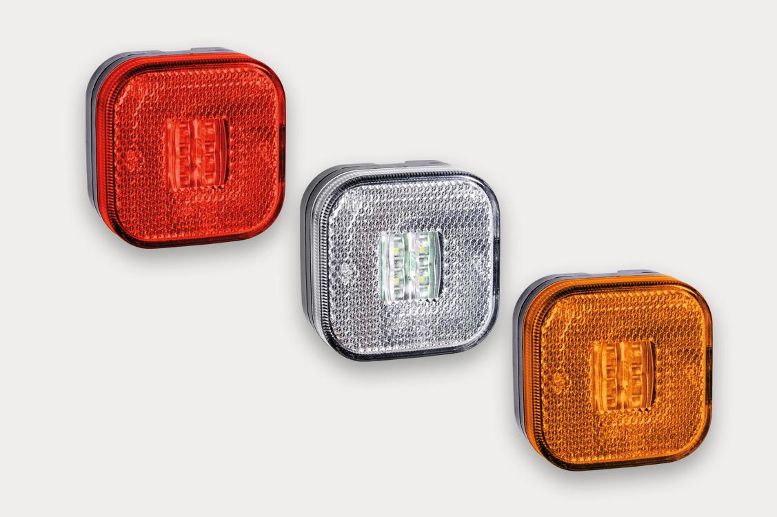 Square LED Marker Lamp - Side Marker Lights - spo-cs-disabled - spo-default - spo-disabled - spo-notify-me-disabled