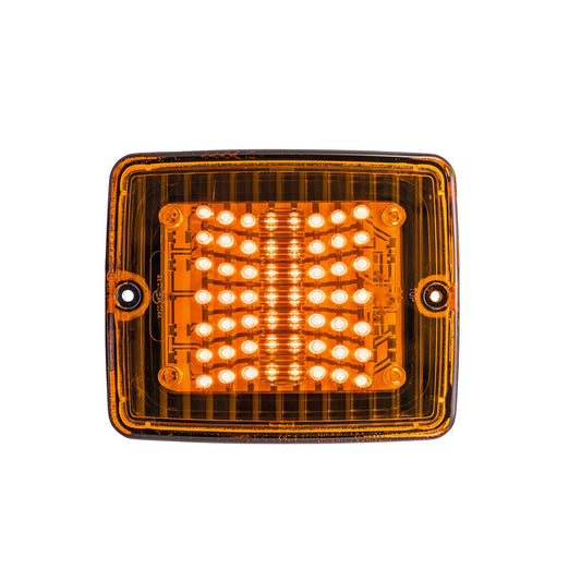 Strands IZE LED Rectangular Amber Indicator Light with Amber Lens - spo-cs-disabled - spo-default - spo-enabled - spo-n