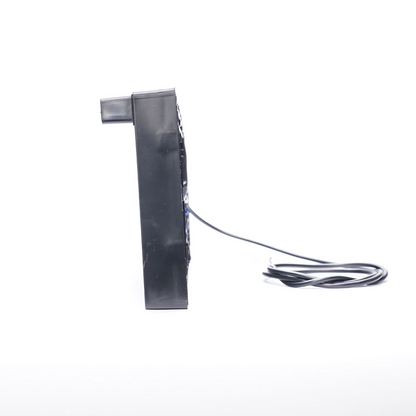 WAS W253 Front Number Plate Holder with Amber Strobe & Reflector - 