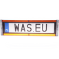 WAS W253 Front Number Plate Holder with Amber Strobe & Reflector - 