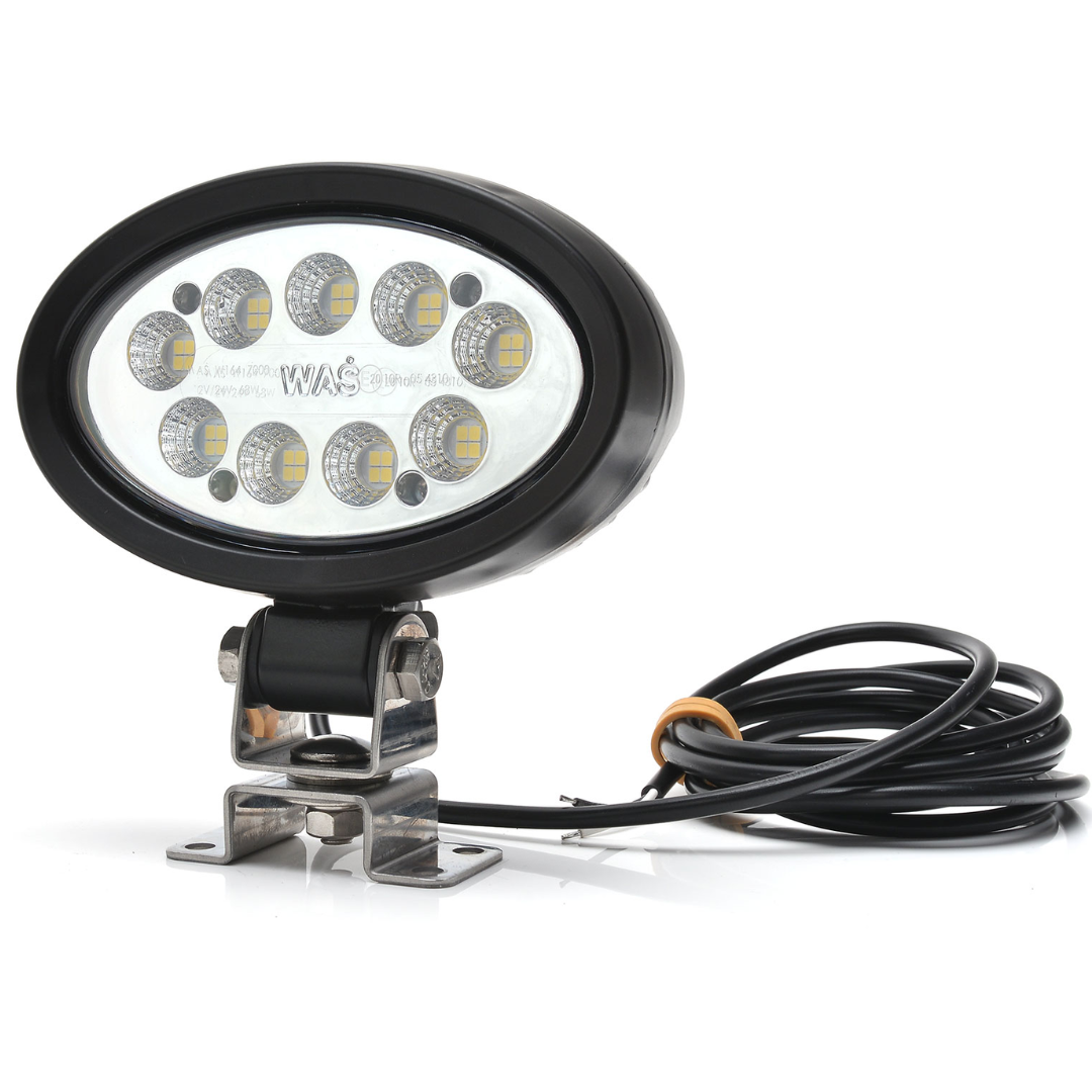 WAS W165 Oval LED Work Light / 2000 Lumen - 