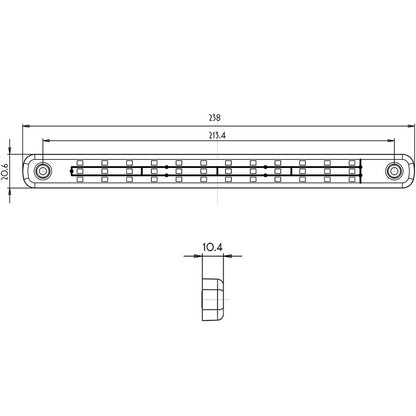 WAS Slimline Stop, Tail & Static Flashing Indicator Light - spo-cs-disabled - spo-default - spo-disabled - spo-notify-m