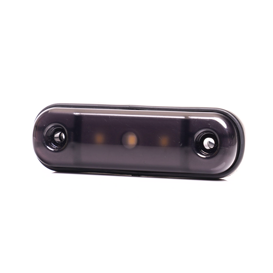 WAS Black Smoked Marker Light / Dark Lens / 3 LED - 