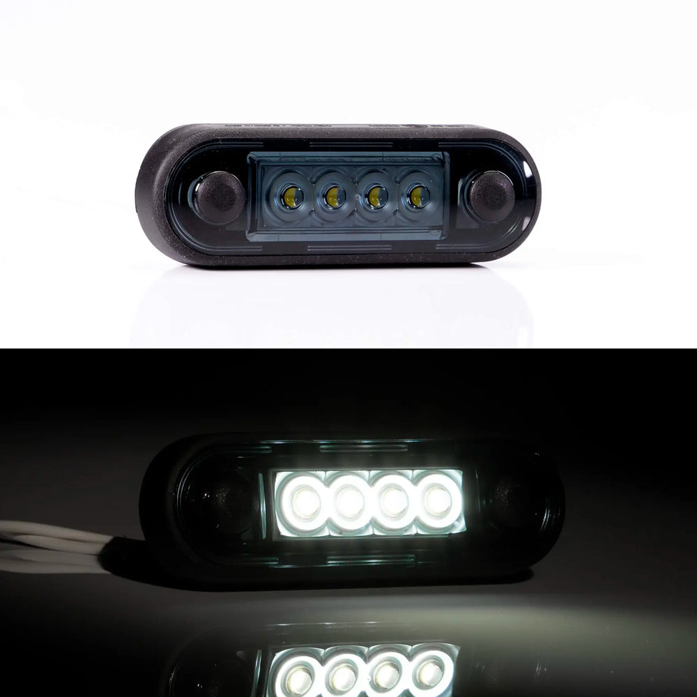 LED Marker Lights with Smoked Black Lens in Red, White & Amber - spo-cs-disabled - spo-default - spo-enabled - spo-noti